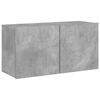 vidaXL betonsz&uuml;rke falra szerelhető TV-szekr&eacute;ny 80 x 30 x 41 cm