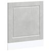 vidaXL mosogat&oacute;g&eacute;p panel Porto beton sz&uuml;rke 60x1,5x57 cm m&eacute;rn&ouml;ki fa