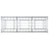 vidaXL Gabion emelt &aacute;gy Ez&uuml;st 150 x 50 x 60 cm Horganyzott ac&eacute;l