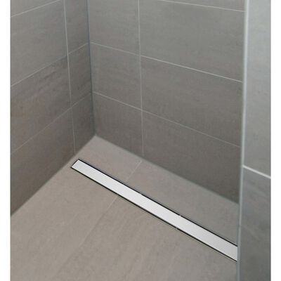 SCHÜTTE zuhany padlólefolyó rozsdamentes acél burkolattal 95,5 cm