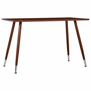 vidaXL barna MDF &eacute;tkezőasztal 120 x 60 x 74 cm