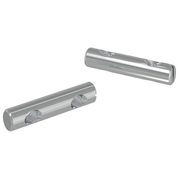 vidaXL Any&aacute;b&oacute;l 2 pcs Horganyzott 60 x 12 mm Vas