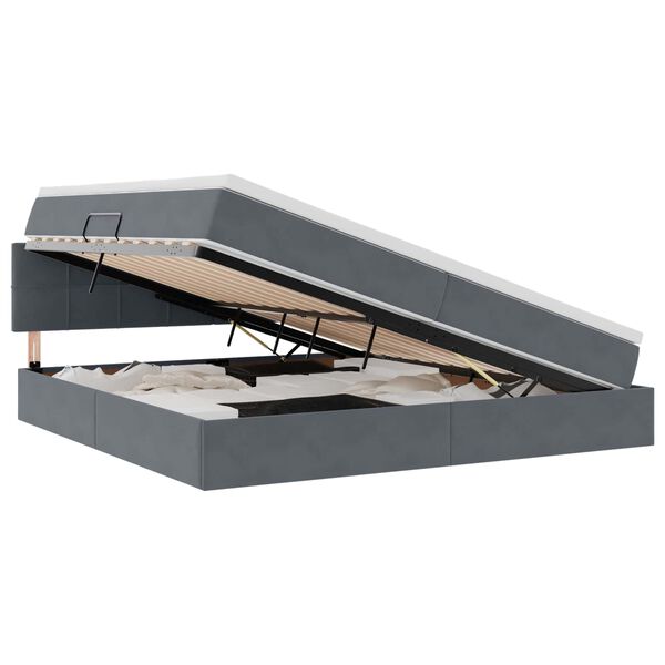 vidaXL &Aacute;gy t&aacute;rol&oacute;val &eacute;s LED l&aacute;mp&aacute;val S&ouml;t&eacute;tsz&uuml;rke 200 x 200 cm B&aacute;rsony