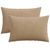 vidaXL P&aacute;rna huzat 2 pcs HEERLEN Barna 40 x 60 cm cord
