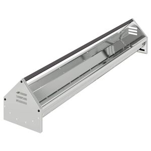 vidaXL Csirke Etető T&aacute;l Ez&uuml;st 108 x 20,5 x 20 cm 5 kg Horganyzott Ac&eacute;l