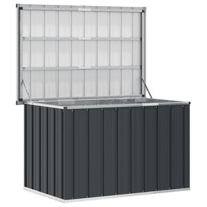 vidaXL antracitsz&uuml;rke kerti t&aacute;rol&oacute;l&aacute;da 109 x 67 x 65 cm