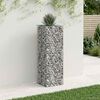 vidaXL Gabion emelt &aacute;gy Ez&uuml;st 50 x 50 x 150 cm Horganyzott ac&eacute;l