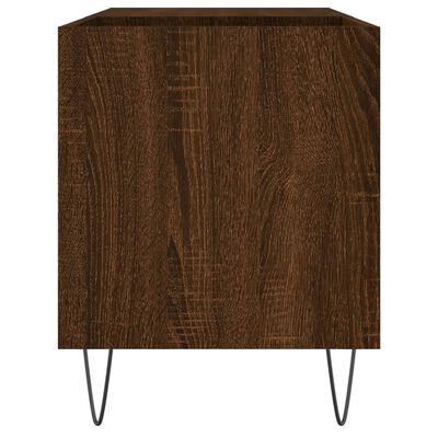vidaXL barna tölgyszínű szerelt fa hanglemezszekrény 85x38x48 cm