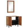 vidaXL F&uuml;rdőszoba szettek 2 db Ak&aacute;cbarna Viasz 62 x 33 x 58 cm