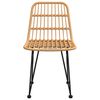 vidaXL 2 db polietilén rattan kerti szék 48 x 62 x 84 cm