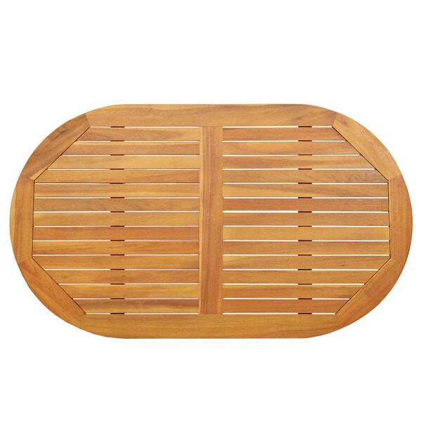 vidaXL Asztallap Olaj Term&eacute;szetes 120 x 70 x 2 cm T&ouml;m&ouml;r Ak&aacute;cfa