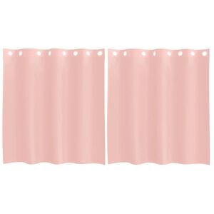 vidaXL 2 db r&oacute;zsasz&iacute;n f&aacute;tyolf&uuml;gg&ouml;ny&ouml;k rojtokkal 140x140 cm