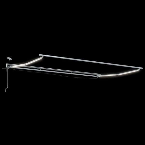 vidaXL Elektromos Kih&uacute;zhat&oacute; Napernyő Kr&eacute;m 4 &times; 3,5 m