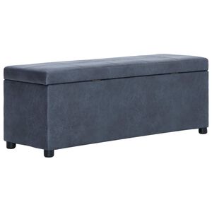 vidaXL sz&uuml;rke művel&uacute;r pad t&aacute;rol&oacute;rekesszel 116 cm