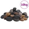 vidaXL vegyes sz&iacute;nű csiszolt kavics 5-8 cm 10 kg