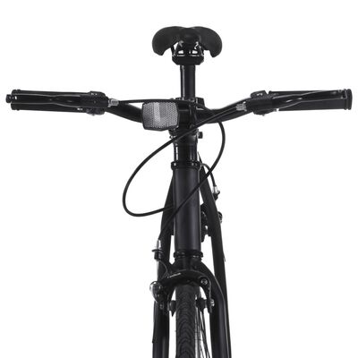 vidaXL fekete és zöld örökhajtós kerékpár 700c 59 cm