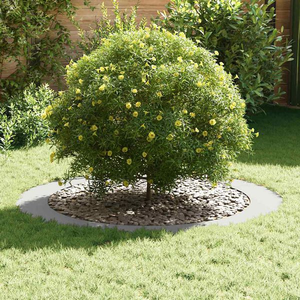 vidaXL Alkalmas lapos fa gyűrűkhez 5 pcs Feh&eacute;r &Oslash;90 / 120 cm Ac&eacute;l