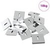 vidaXL T&uuml;k&ouml;r tart&oacute; konzol 340 Nikkel 35 x 30 x 8,3 mm Ac&eacute;l