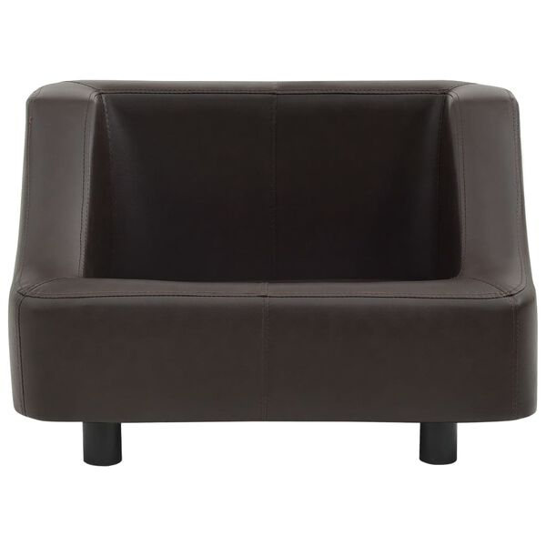 vidaXL barna műbőr kutyakanap&eacute; 67 x 52 x 40 cm