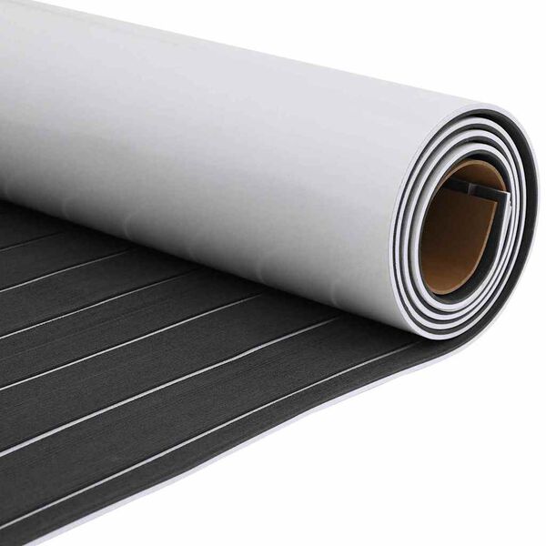 vidaXL Csónak padló sötétszürke és fehér 240 x 90 cm EVA hab