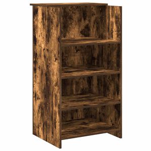 vidaXL recepci&oacute;s pult f&uuml;st&ouml;s t&ouml;lgy 55x50x103,5 cm szerelt fa