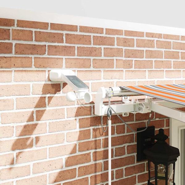 vidaXL Beh&uacute;zhat&oacute; napellenző Soksz&iacute;nű 400 &times; 300 cm Poli&eacute;szter &eacute;s f&eacute;m