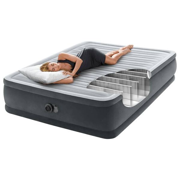 Intex Dura-Beam Deluxe Comfort Plush felf&uacute;jhat&oacute; &aacute;gy 152x203x46 cm