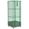 vidaXL rattan megjelen&eacute;sű magas&aacute;gy&aacute;s melegh&aacute;ztakar&oacute;val 40x40x123 cm