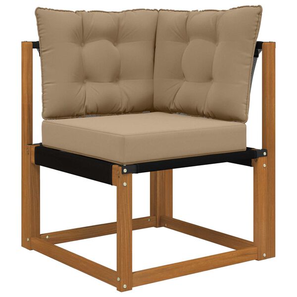 vidaXL K&uuml;lt&eacute;ri kanap&eacute; p&aacute;rna 3 pcs T&oacute;psz&iacute;nű Poli&eacute;szter