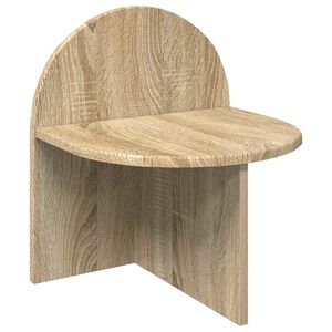 vidaXL &Eacute;jjeli asztal Sonoma T&ouml;lgy 40 x 35,5 x 45,5 cm M&eacute;rn&ouml;ki fa