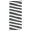 vidaXL Kerti takar&oacute;profil 20 db 100 x 5 x 5 cm Ac&eacute;l Antracitsz&uuml;rke