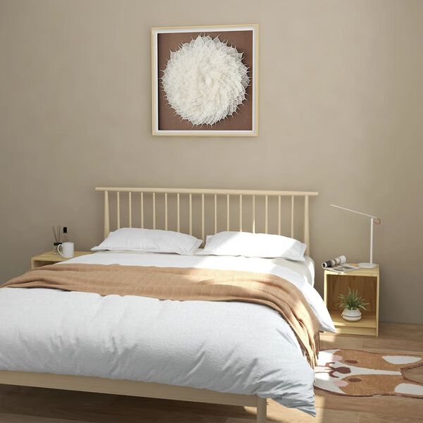 vidaXL 2 db t&ouml;m&ouml;r fenyőfa &eacute;jjeliszekr&eacute;ny 35,5 x 33,5 x 41,5 cm