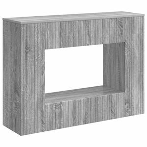 vidaXL Konzolasztal Sz&uuml;rke Sonoma 101 x 29 x 74 cm M&eacute;rn&ouml;ki fa