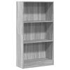 vidaXL sz&uuml;rke sonoma sz&iacute;nű szerelt fa k&ouml;nyvespolc 60 x 24 x 109 cm