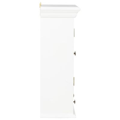 vidaXL fehér szerelt fa fali szekrény 49 x 22 x 59 cm