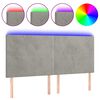 vidaXL vil&aacute;gossz&uuml;rke b&aacute;rsony LED-es fejt&aacute;mla 160x5x118/128 cm