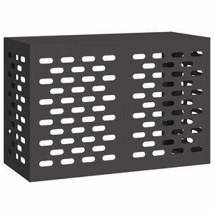 vidaXL L&eacute;gkondicion&aacute;l&oacute; Takar&oacute; Fekete 90 x 40 x 60 cm Ac&eacute;l