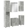 vidaXL F&uuml;rdőszoba b&uacute;tor szett TULUM 5 db Beton Sz&uuml;rke 60 x 34 x 63 cm