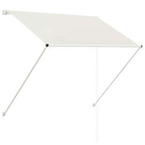 vidaXL feltekerhető kr&eacute;msz&iacute;nű napellenző 150 x 150 cm