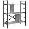 vidaXL K&ouml;nyvespolc Sz&uuml;rke Sonoma 75 x 30 x 91 cm Faanyag