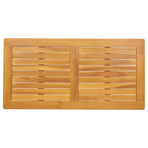 vidaXL Asztallap Barna 100 x 50 x 2 cm T&ouml;m&ouml;r Ak&aacute;cfa