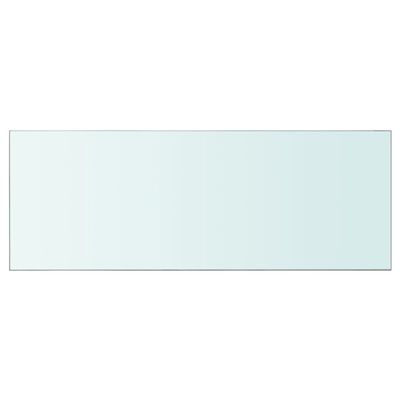 vidaXL 80x30 cm átlátszó panel üvegpolc
