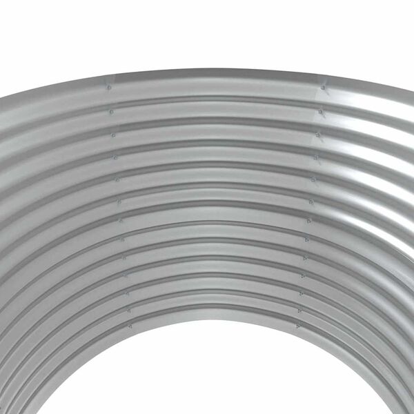 vidaXL barna horganyzott acél kerti magaságyás 100x100x68 cm