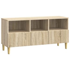 vidaXL TV szekr&eacute;ny 102 x 34,5 x 50 cm Sonoma T&ouml;lgy Szerelt Fa