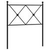 vidaXL fekete f&eacute;m csere fejt&aacute;mla 80 cm