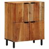 vidaXL Sz&eacute;f polcokkal t&aacute;rol&oacute;val Barna 60 x 33,5 x 75 cm T&ouml;m&ouml;r Mang&oacute;f&aacute;t