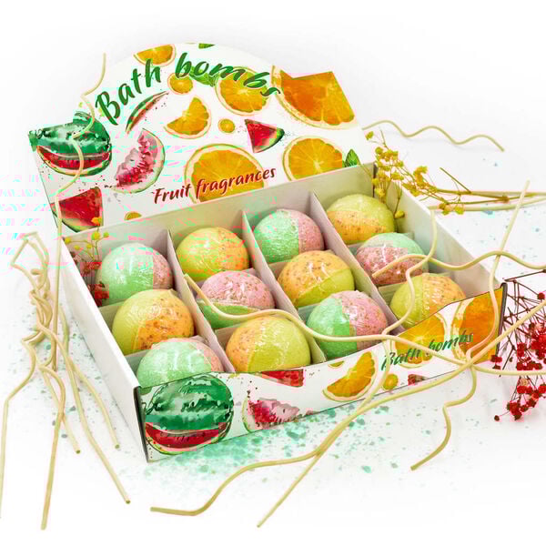 vidaXL 24 db f&uuml;rdőbomba term&eacute;szetes ill&oacute;olajokkal