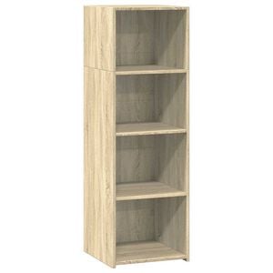 vidaXL sonoma t&ouml;lgy sz&iacute;nű szerelt fa magasszekr&eacute;ny 40 x 41 x 124 cm
