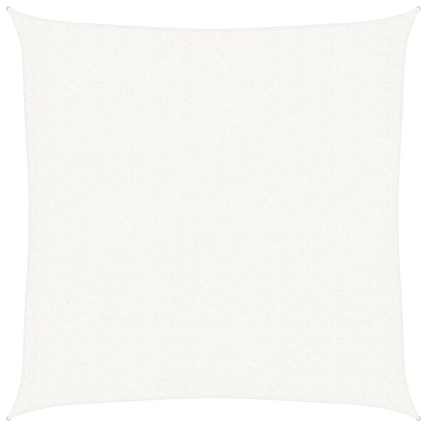 vidaXL feh&eacute;r HDPE napvitorla 160 g/m&sup2; 3 x 3 m