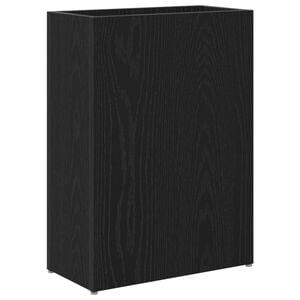 vidaXL Napernyő &Aacute;llv&aacute;ny Fekete t&ouml;lgy 40 x 20 x 55,5 cm Szerelt Fa